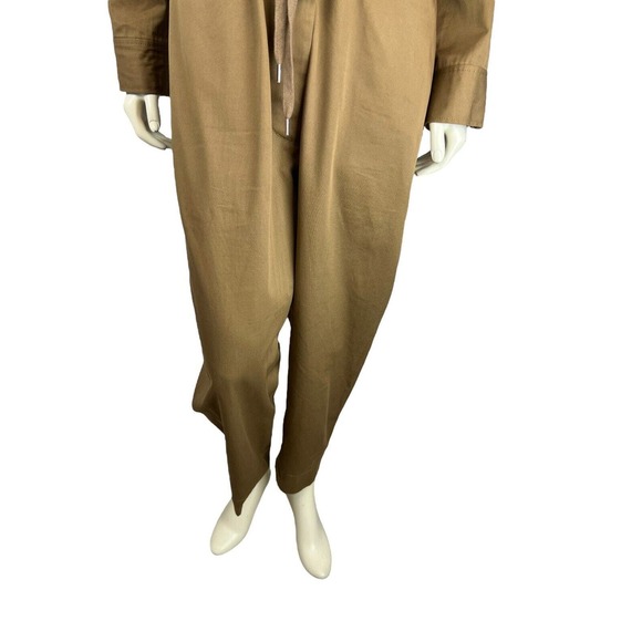 MM Lafleur Carr Utility Jumpsuit Size M Eco Chino Cargo Pockets Button Medium - Picture 6 of 8